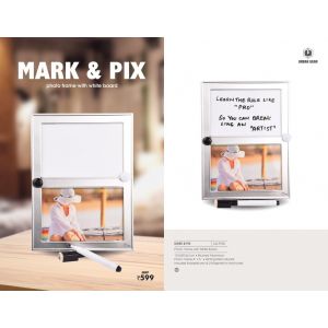 Elegant Photo Frame with White Board (MARK & PIX)