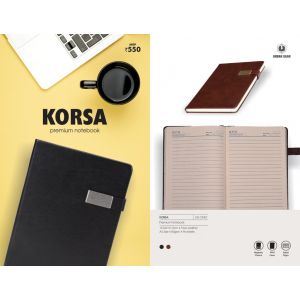 Premium Hard bound cover Notebook - KORSA