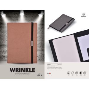 Soft bound faux leather Premium Notebook (WRINKLE)