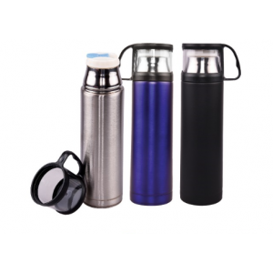 Stainless Steel Hot & Cold Bottle with Drinking cap lid (500 ml)