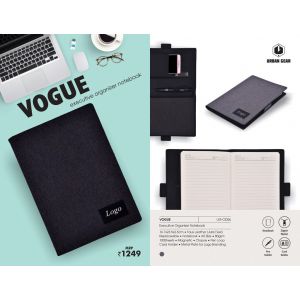 Premium Hard Bound Cover organizer note book - Vogue