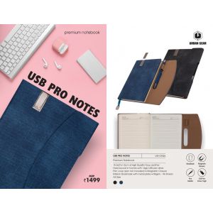 Executive Notebook with USB (USB PRO NOTES)