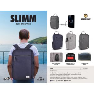 Ecofriendly Fabric Slim backpack I Travel Bag