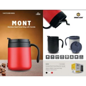Stainless Steel Travel Mug with Handle (Mont)