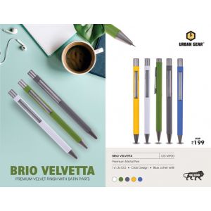 Premium Pen I Velvet finish with satin parts (Brio velvetta)