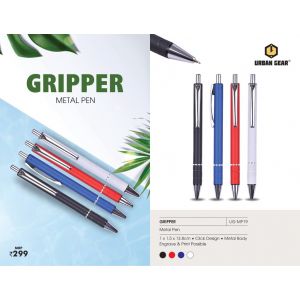 Premium Metal pen with click design (Gripper)