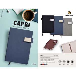 High quality faux leather Premium Notebook (CAPRI)