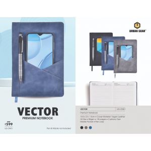Vegan Leather Premium Notebook (VECTOR)