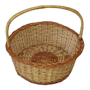 Multipurpose Handmade Eco Friendly Cane Basket  With Handle