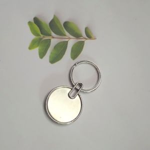 Customized Circle Metal Keychain