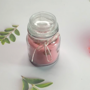Organic Aroma Soy Wax Glass bell Jar Candle 