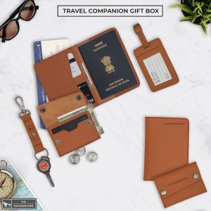 Vegan Leather Travel Companion Gift Box