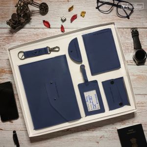 Vegan Leather Laptop Sleeve Set Work Essentials Gift Box