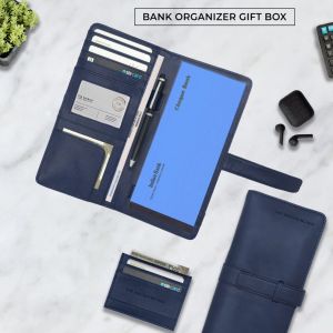Vegan Leather Bank Organizer Gift box 