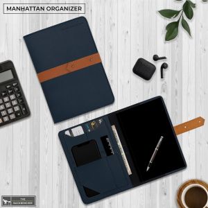 Vegan leather Manhattan Notebook Organizer with Replaceable Notebook
