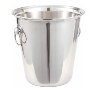 Excellent Champagne/Wine Bucket of Stainless Steel Sustainable Bar Accessory  Full view