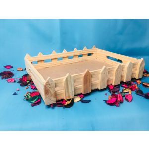 Open Gifting Wooden Tray for Wedding Packing