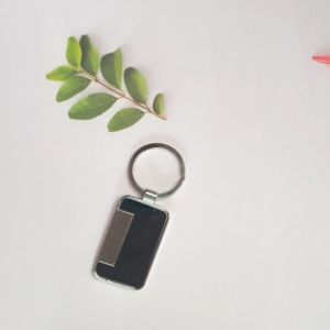 Stylish Stainless steel mirror plate Key ring for all keys