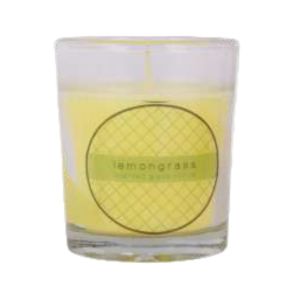 Glass Votive Organic Aroma Soy Wax Candle 