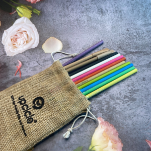 Plantable Mini Stationery Jute Bag Kit (Plantable Pencil, Pens in a Jute Bag)