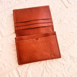 Men's Double Tone Stylish Brown Wallet Open view