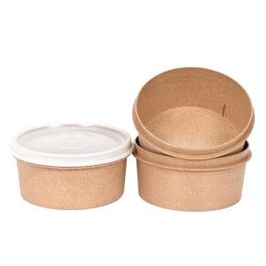 Agri-waste in natural hues Food container (350 ml)