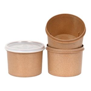 Agri-waste in natural hues Food container (600 ml)