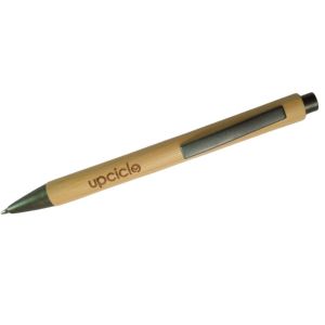 Sustainable Bamboo Ballpoint Pen with click I Eco Office Supplies 