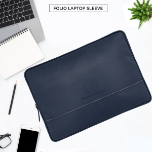 Vegan Leather Laptop Sleeve Bag (Folio - 14 inches)