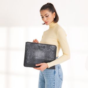 Vegan Leather Laptop Sleeve Bag (Chicago - 15 inches)
