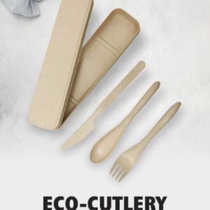 Eco-Friendly Cutlery Set with Bamboo Box for Corporates and Traveler's, main view 