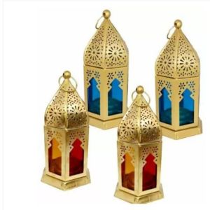 Arabian Theme Hanging Lantern red and blue