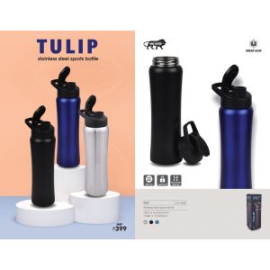 BPA free Stainless Steel Sports Bottle (TULIP)