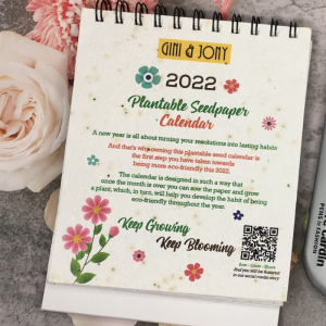 Plantable Seed Paper Desk Calendar I New year gift pack