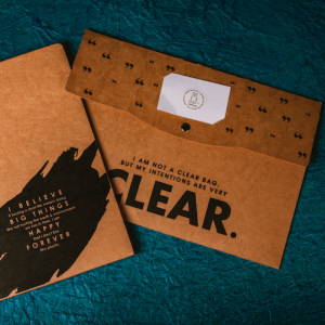 Eco-friendly Brown File Folder (Clear)