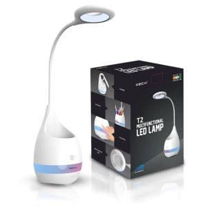 T2 Multifunctional Desk Lamp with Plant Pot 