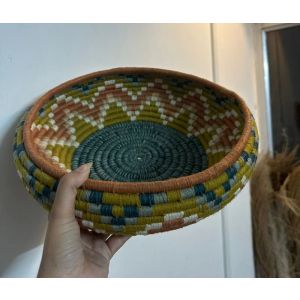 Ecofriendly Multicolor Woven Basket