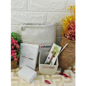 Fujitsu ABS Eco-Friendly Corporate Gift Set – With Plantable Pen, Organizer & Notebook