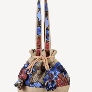 Jute Fabric Modern Design Fashion Bag 