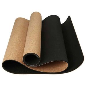 Eco Friendly Grade B Rubber Cork Yoga Mat for Men & Women