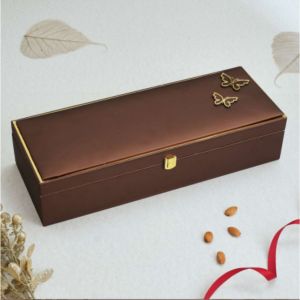 High Quality Durable Leatherette MDF Gift Box of 4 Jar Size exterior look