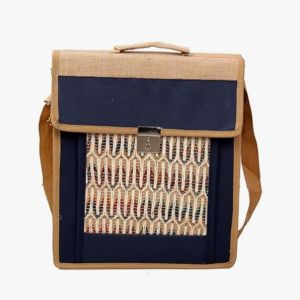 Unisex/multipurpose Jute Cross-body Sling Bag Handbag  main view 