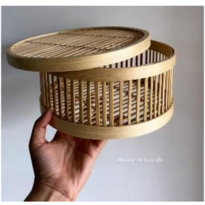 Ecofriendly Bamboo Lattice Storage Box