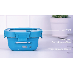 PureSafe Non-Toxic Glass Lunch Box - 320 ml