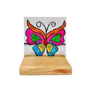 Glass Painted Tea Light Holder