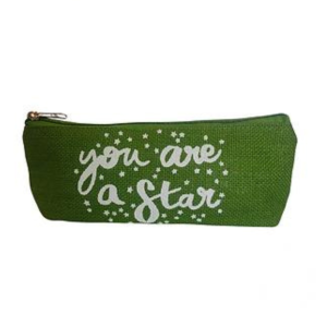 Jute Pencil Pouch for Kids