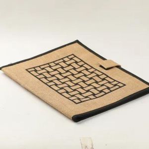 Eco-friendly Jute File Folder, Document Holder