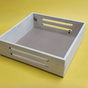 Pine Woodcraft Premium Crate Tray Without Handle/Rope Plain